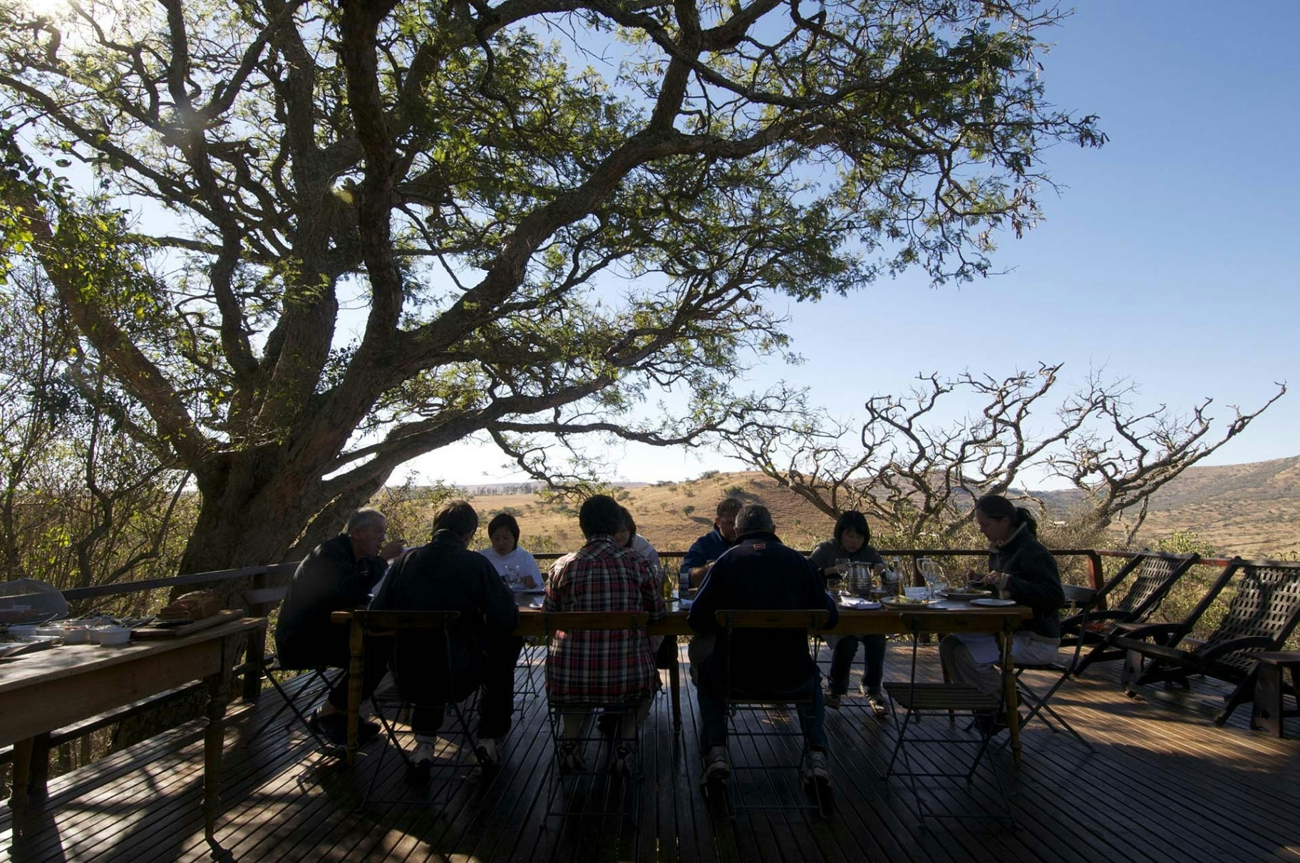 Three Tree Hill Deck Dining